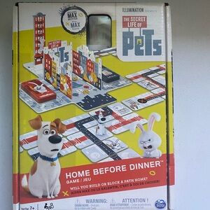 The Secret Life of Pets Home Before Dinner Board Game